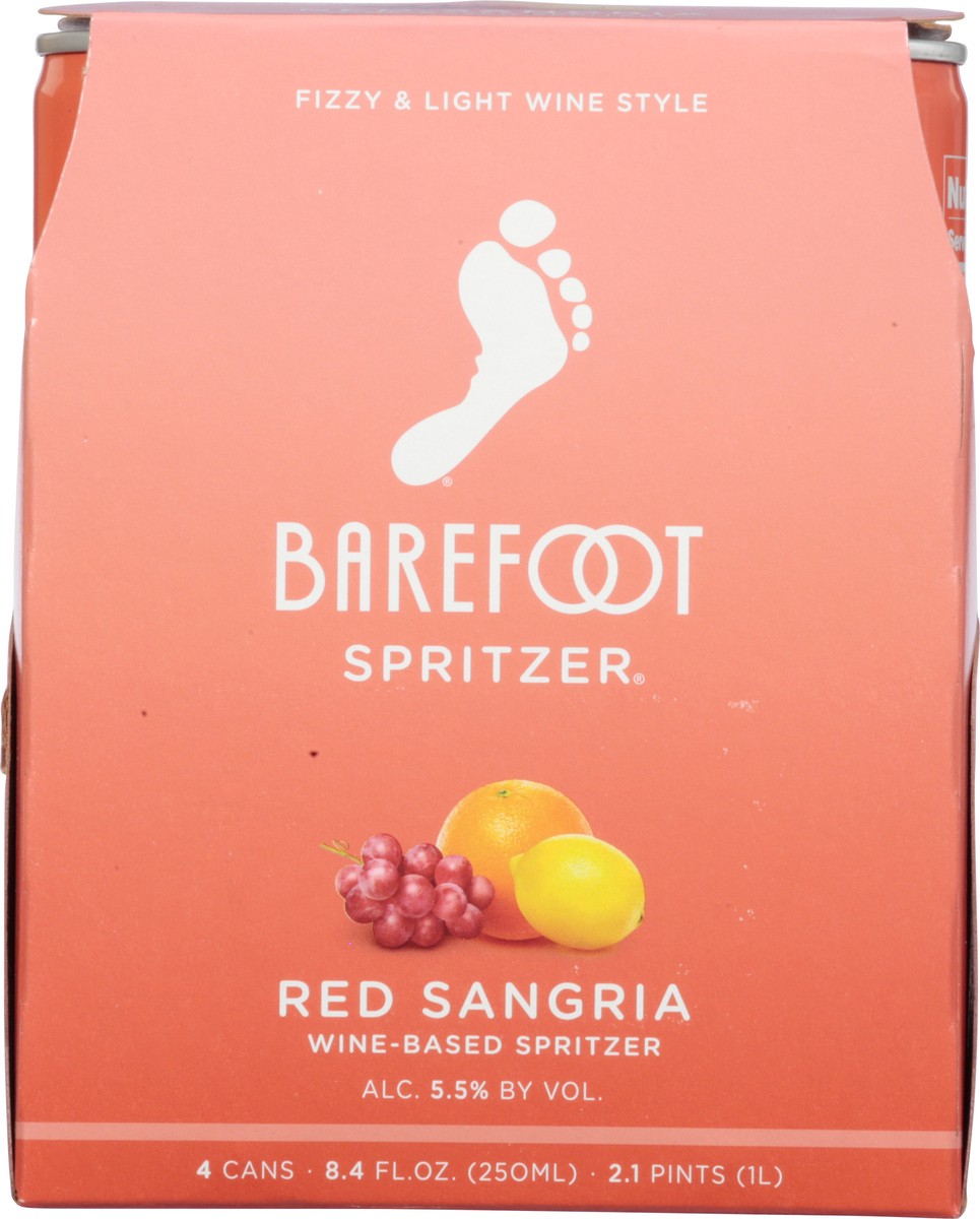 slide 5 of 14, Barefoot Red Wine, 4 ct; 8.4 fl oz