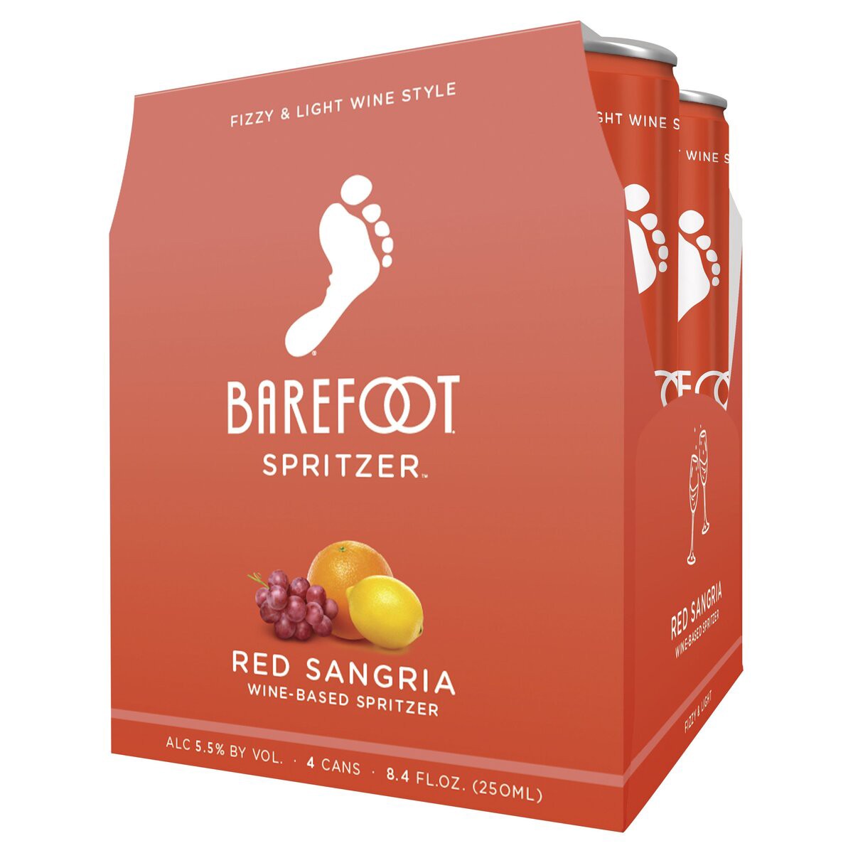 slide 1 of 14, Barefoot Red Wine, 4 ct; 8.4 fl oz