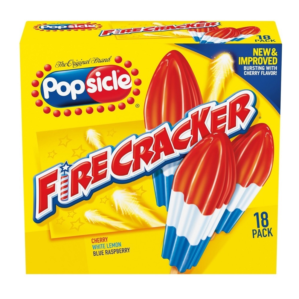 slide 1 of 3, Popsicle The Original Brand Popsicle Firecrackers - 18pk, 18 ct