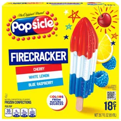 Popsicle Firecracker Ice Pop Ice Pops