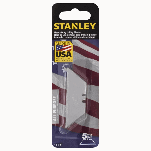 slide 1 of 1, Stnly Utility Knife Blades 5, 1 ct