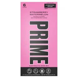 Prime Hydration+ Sticks Strawberry Watermelon - 6 ct