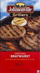 Johnsonville Grillers Original Brat Patties