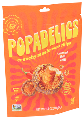 slide 1 of 2, Popadelics Chips Thai Chili, 1.4 oz