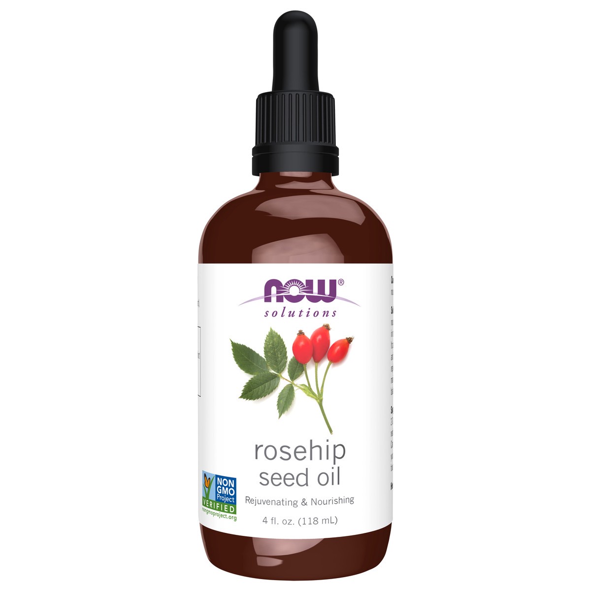 slide 1 of 9, NOW Rose Hip Seed Oil - 4 oz., 4 oz