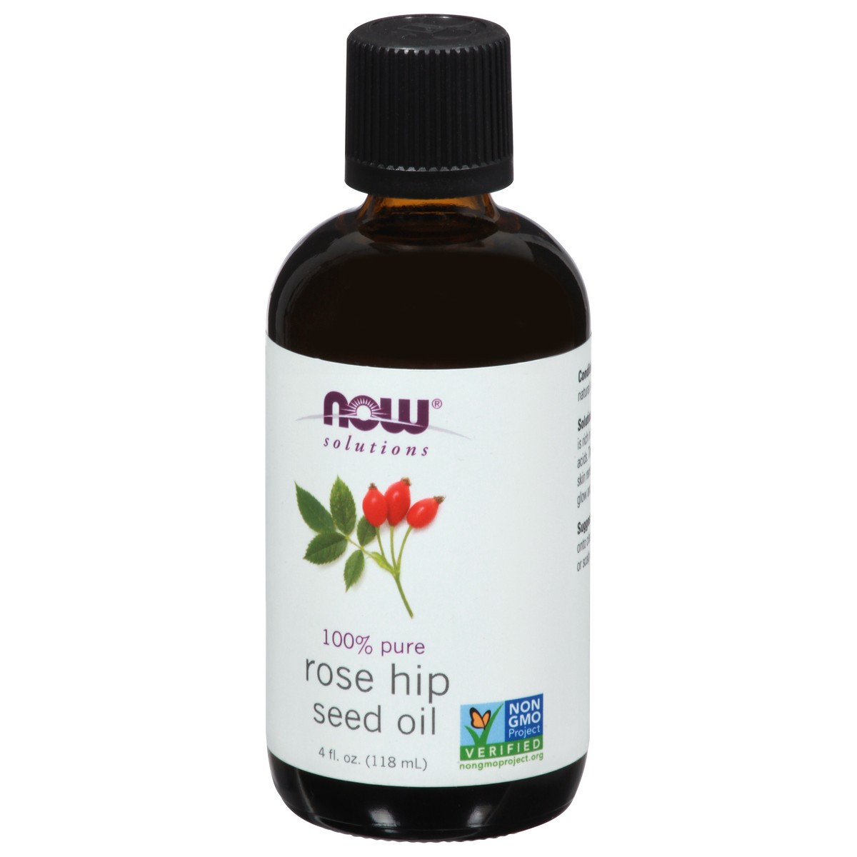 slide 7 of 9, NOW Solutions Rose Hip Seed Oil - 4 oz., 4 oz