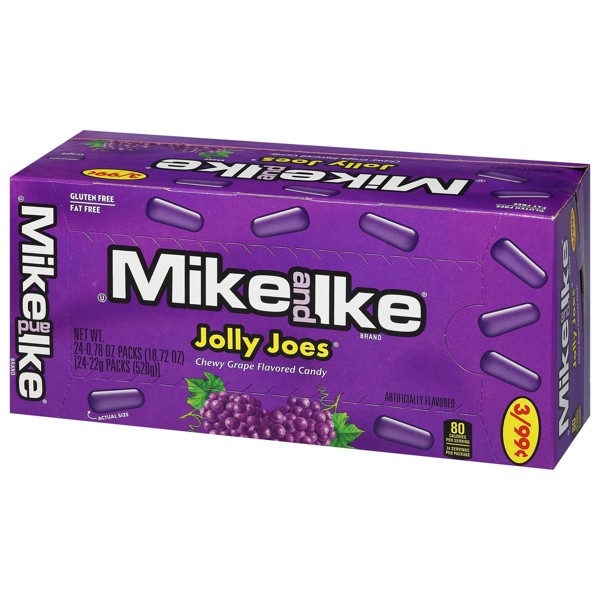 slide 4 of 4, Mike And Ike Jolly Joes, 24 ct
