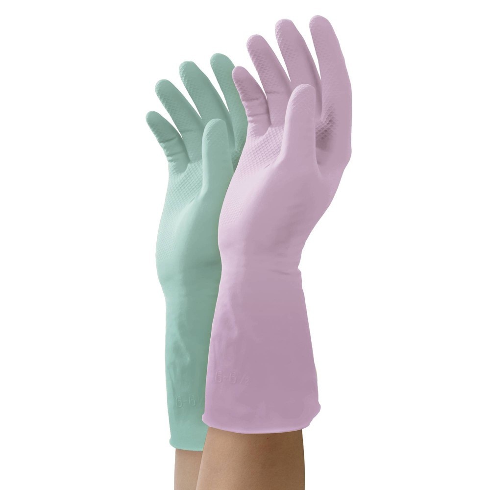 Clorox Duo Latex Gloves - Medium 1 ct | Shipt