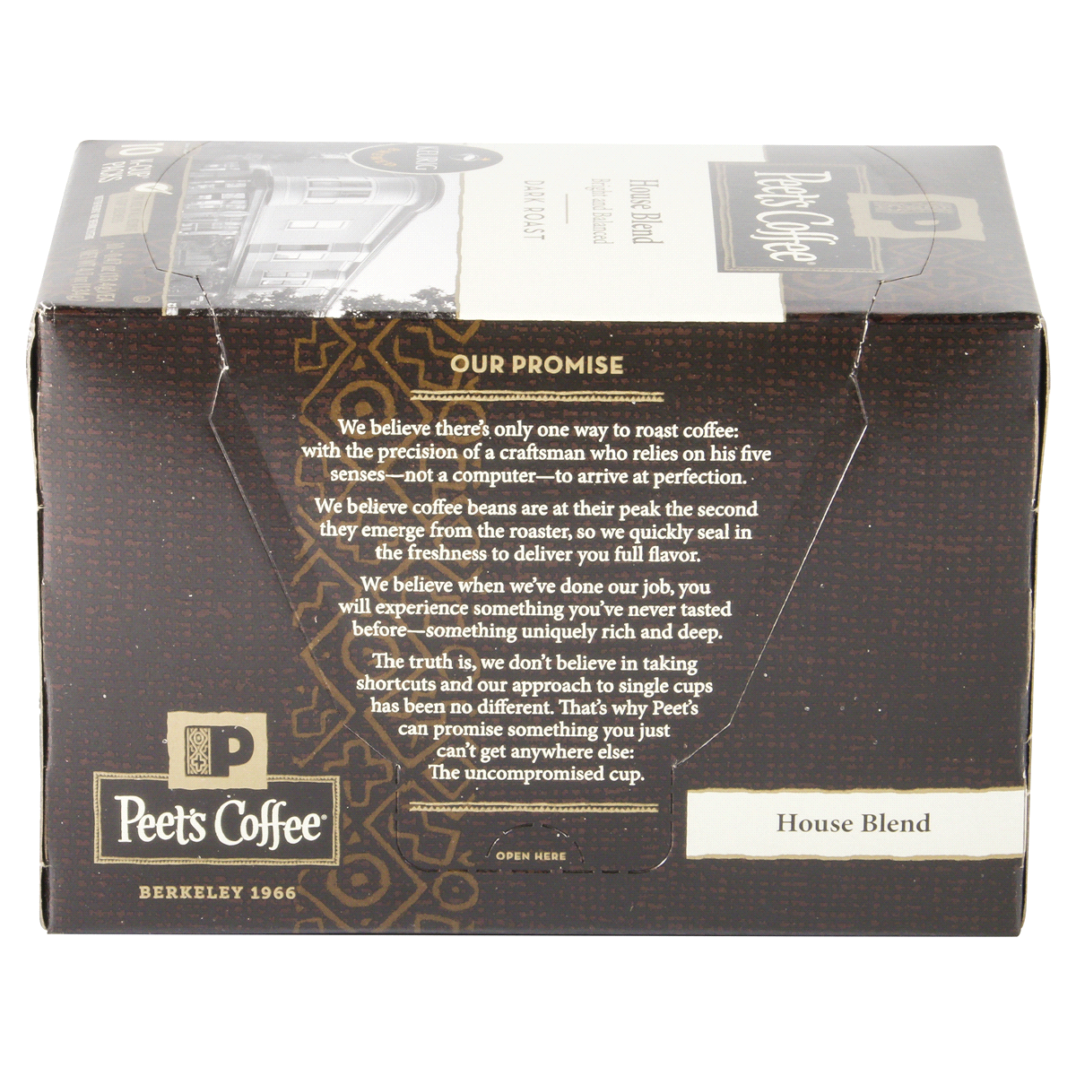 slide 4 of 6, Peet's Coffee House Blend K-Cup Pods, 10 ct