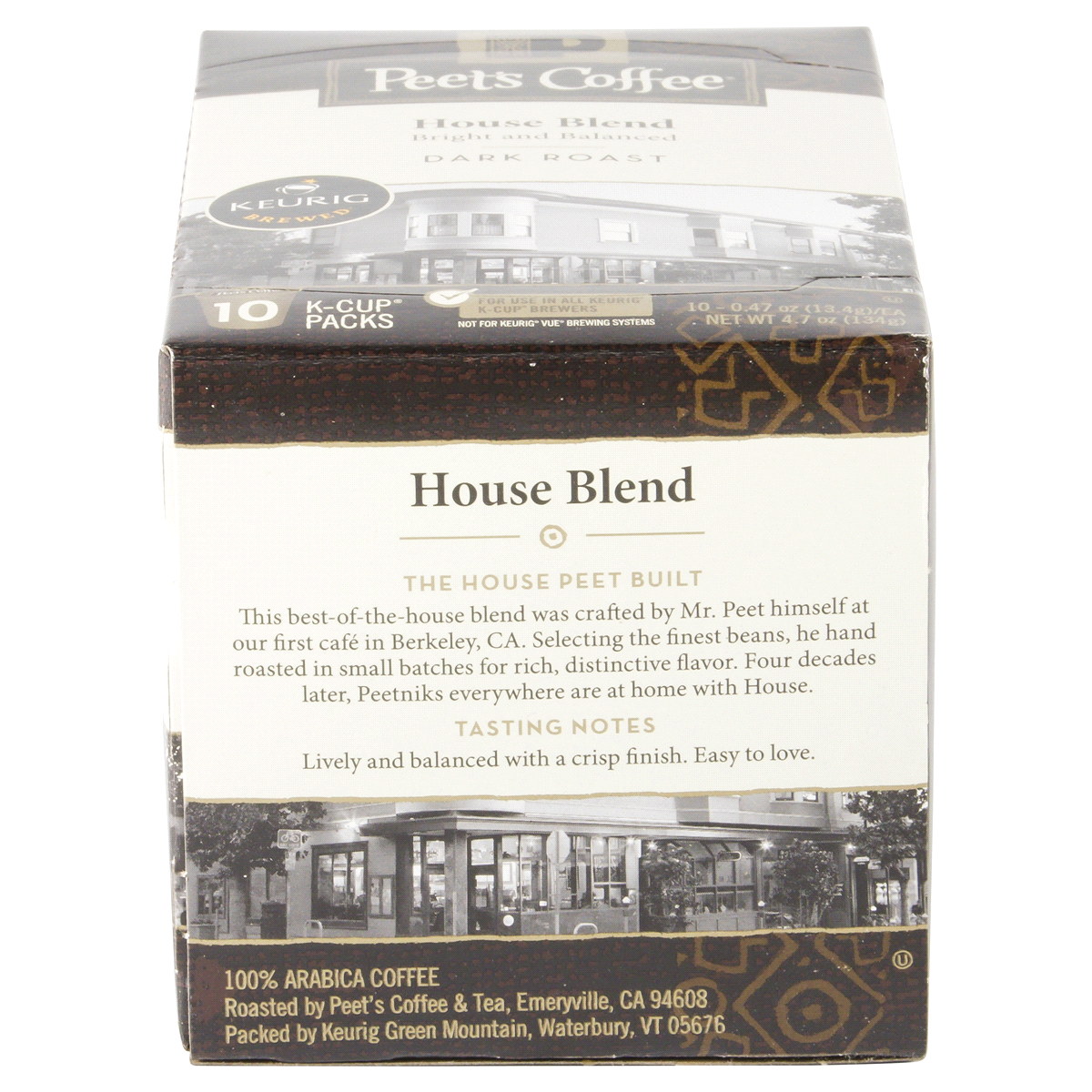 slide 5 of 6, Peet's Coffee House Blend K-Cup Pods, 10 ct