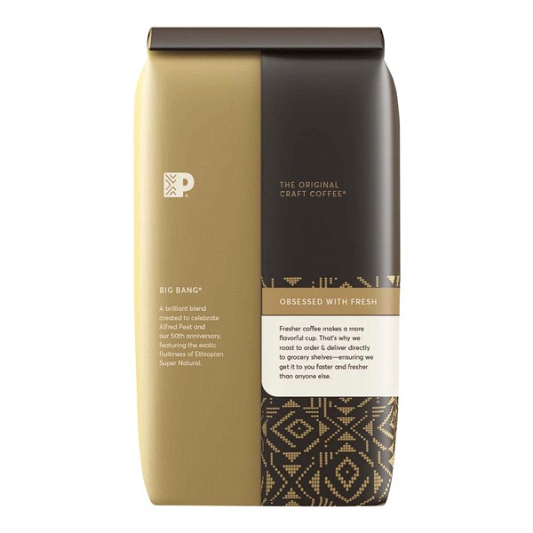 slide 4 of 5, Peet's Coffee, Big Bang Medium Roast Whole Bean Coffee - 10.5oz Bag, 10.5 oz