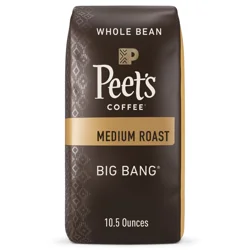 Peet's Coffee, Big Bang Medium Roast Whole Bean Coffee - 10.5oz Bag