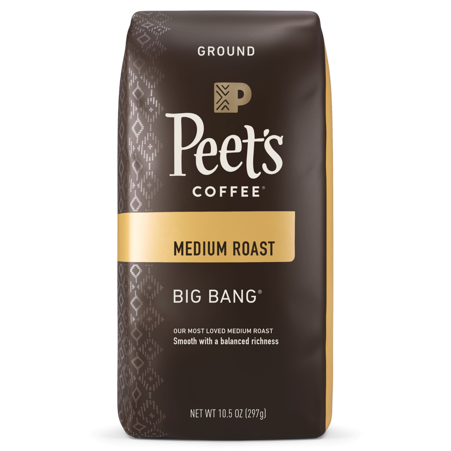 slide 1 of 2, Peet's Coffee, Big Bang, Medium Roast Ground Coffee - 10.5oz Bags, 10.50 oz