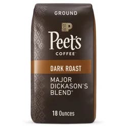 Peet's Coffee, Major Dickason's Dark Roast Ground Coffee - 18oz Bag