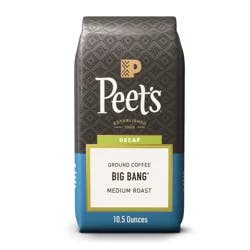 Peet's Peets Decaf Big Bang Ground Coffee