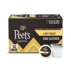 Peet's Coffee, Sun Catcher Light Roast Coffee Pods - 10ct Cartons