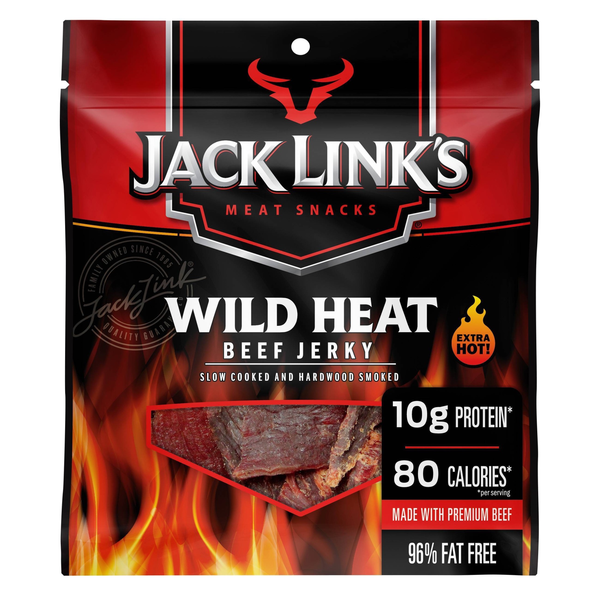 slide 1 of 3, Jack Link's Wild Heat Beef Jerky, 2.85 oz
