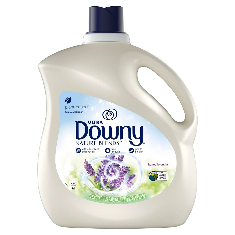 Downy Nature Blends Honey Lavender Scent Liquid Fabric Conditioner and