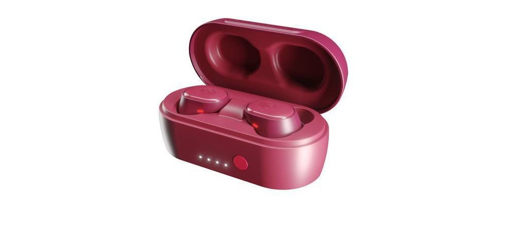 slide 2 of 4, Skullcandy Sesh True Wireless Headphones - Deep Red, 1 ct