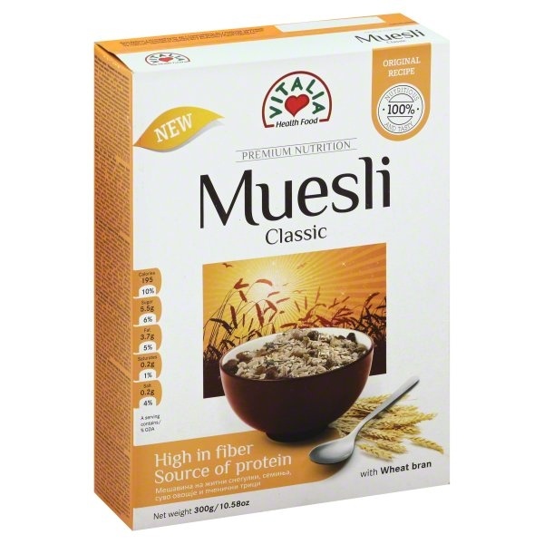 slide 1 of 1, Vitalia Muesli Classic, 10.58 oz