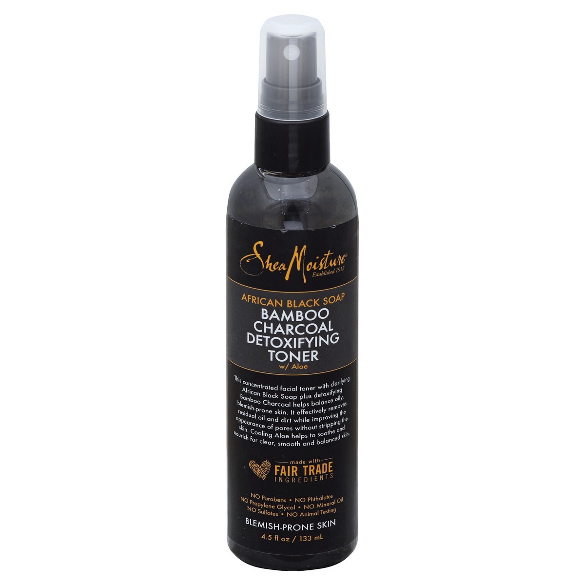 slide 3 of 3, SheaMoisture Detoxifying Toner 4.5 oz, 4.5 oz