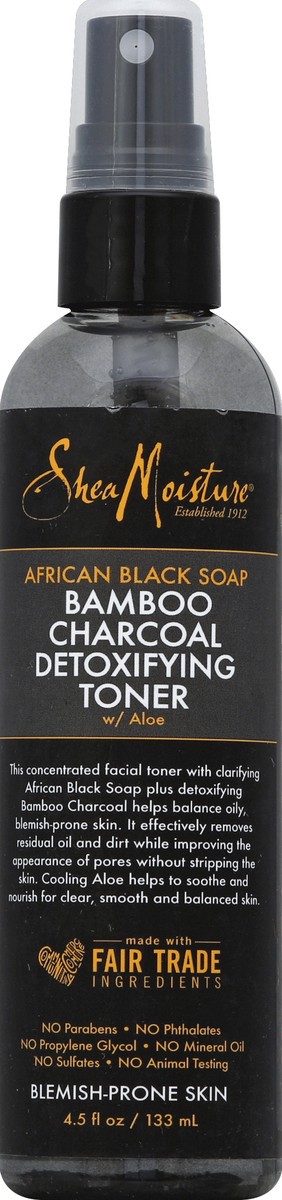 slide 1 of 3, SheaMoisture Detoxifying Toner 4.5 oz, 4.5 oz