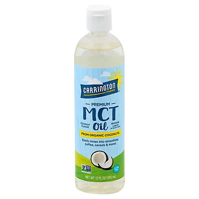 slide 1 of 1, Carrington Farms Premium MCT Oil From Organic Coconuts, 12 oz