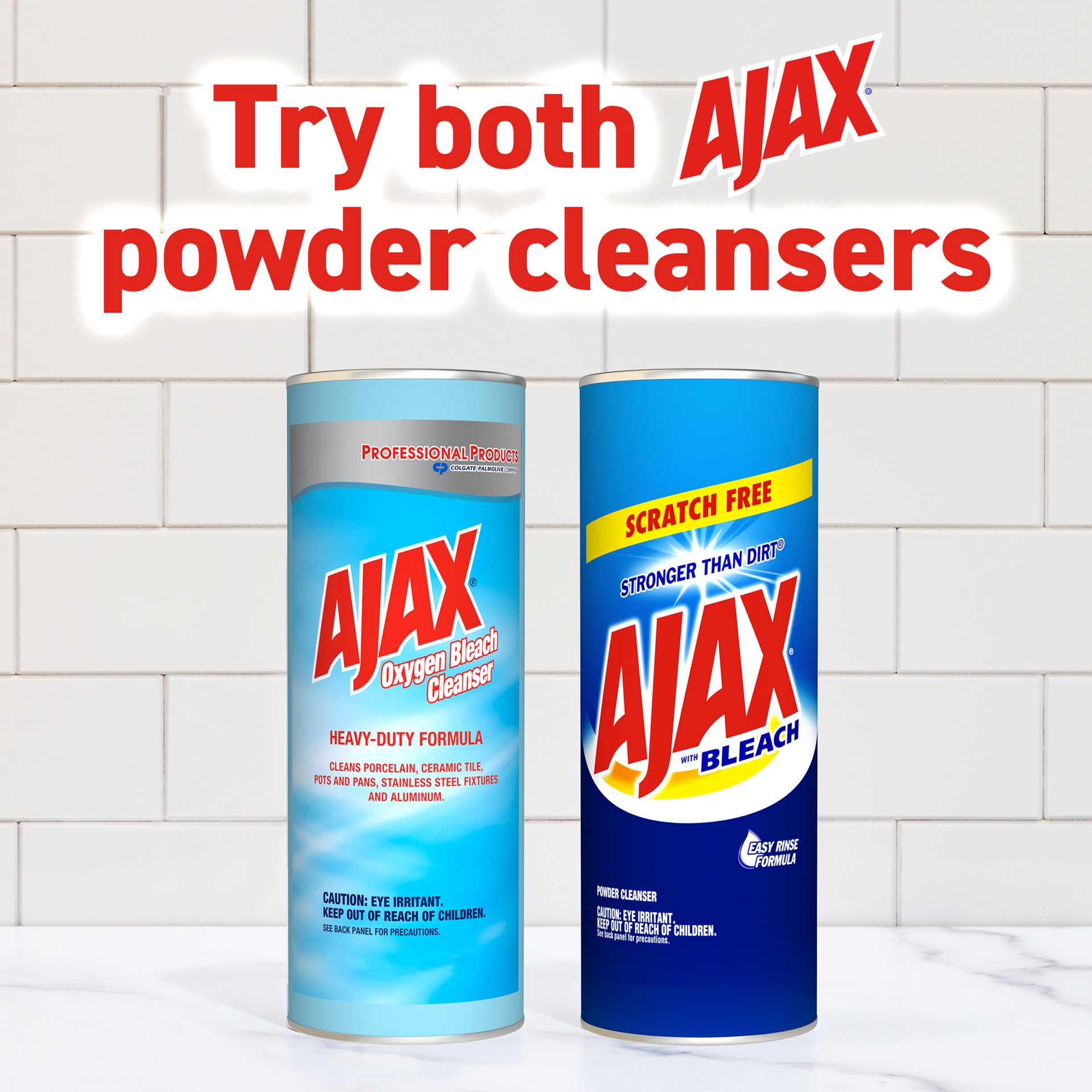slide 4 of 10, Ajax Cleanser, 14 oz