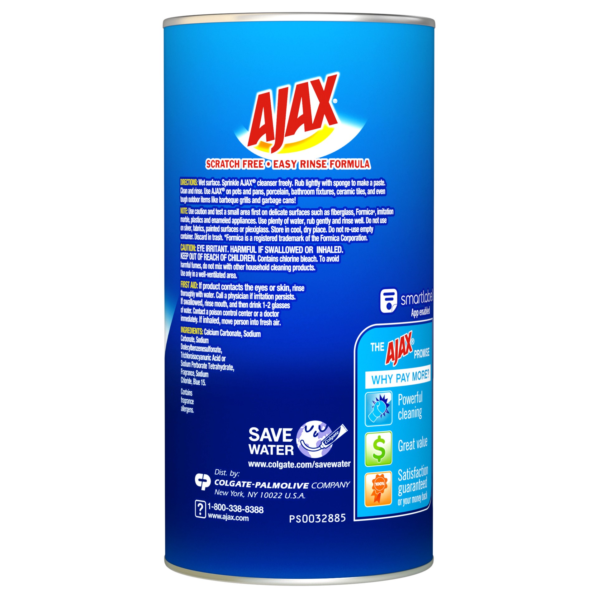 slide 7 of 10, Ajax Cleanser, 14 oz