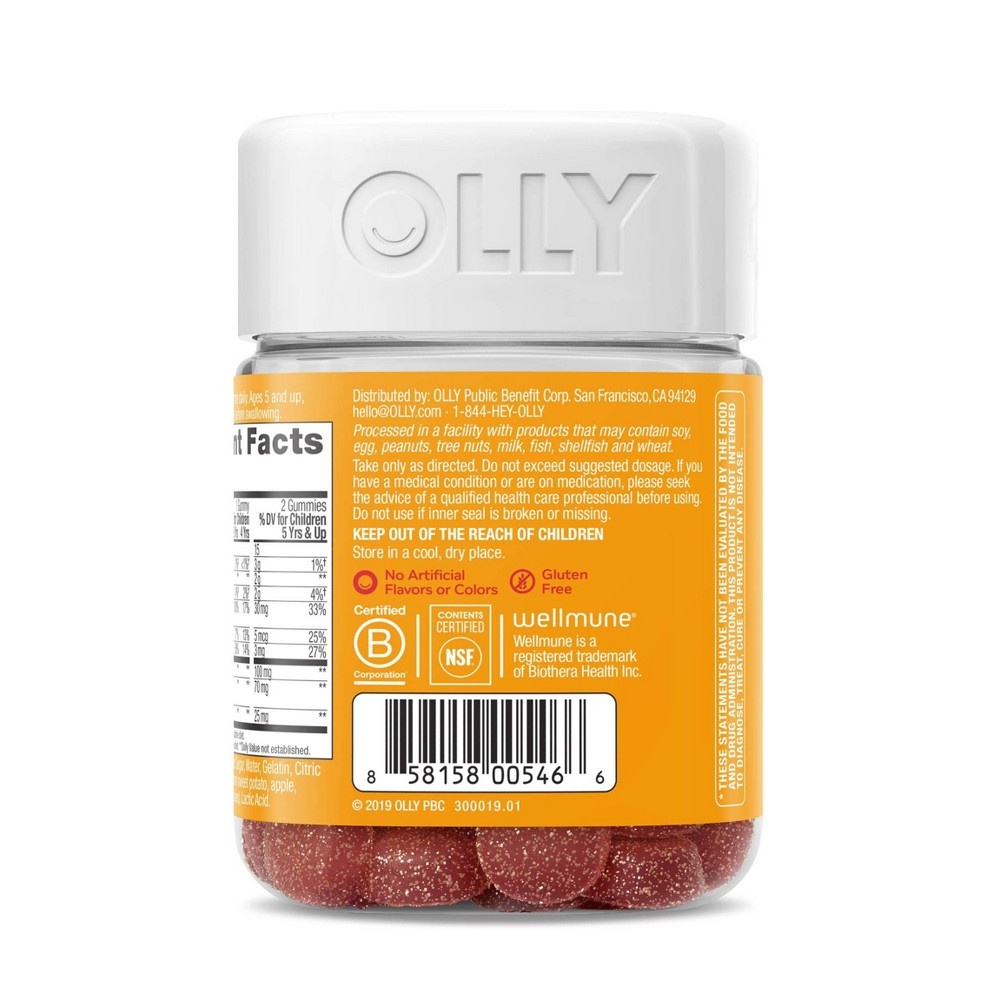 slide 4 of 4, Olly Kids Might Immunity Support System Gummies - Cherry Berry, 50 ct