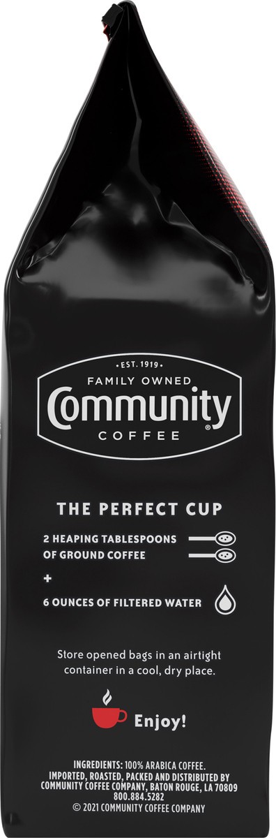 slide 7 of 11, Community Coffee Coffee, Ground, Espresso Roast, Darkest Roast, 12 oz