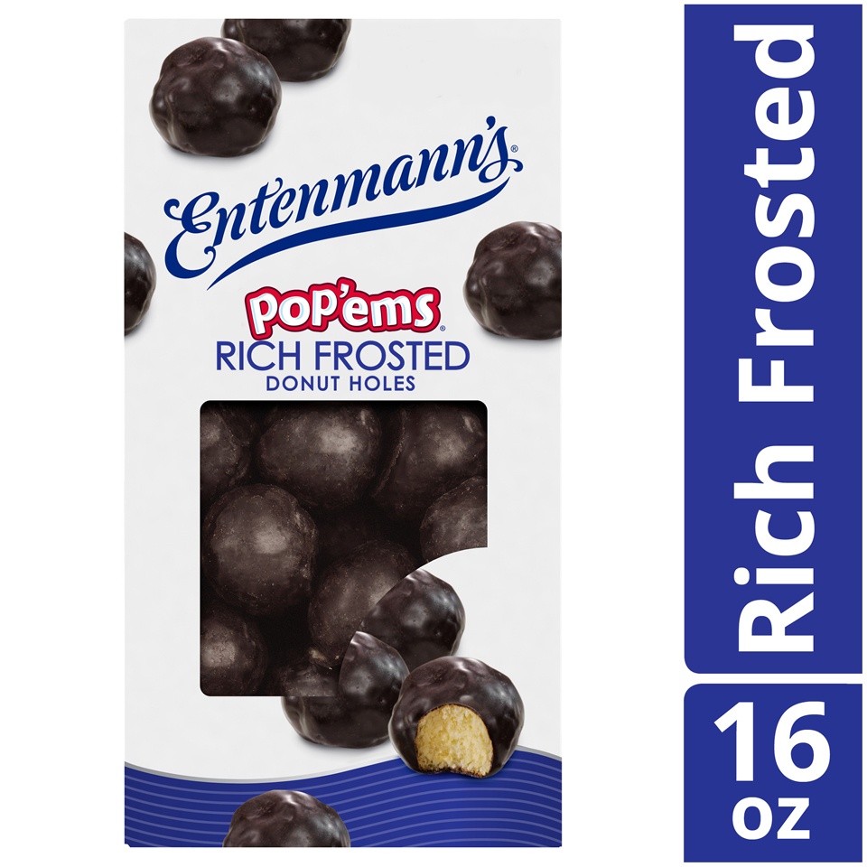 slide 6 of 9, Entenmann's Rich Frosted Donut Pop'ems, 16.0 oz