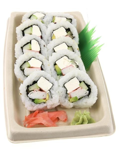 slide 1 of 1, Nori Sushi Cream Cheese Roll 10 Piece, 10 pc; 7 oz