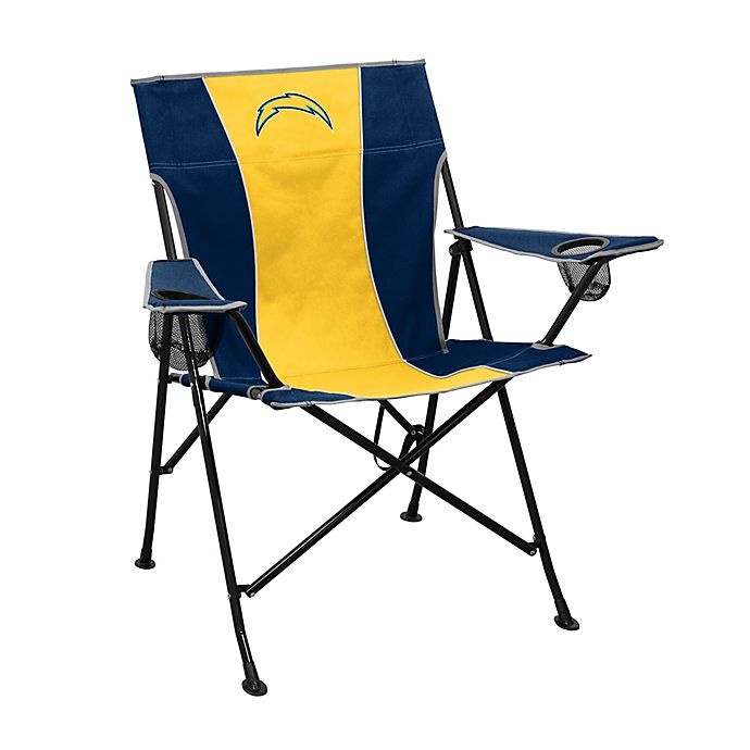 slide 1 of 1, NFL Los Angeles Chargers Foldable Pregame Chair, 1 ct