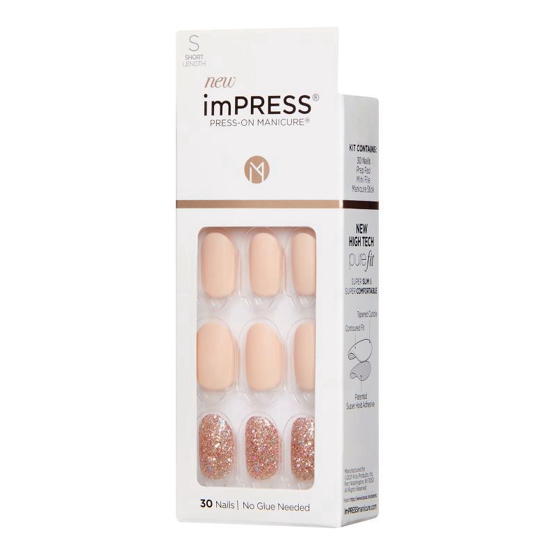 slide 6 of 7, imPRESS Press-On Manicure Press-On Nails - Evanesce - 30ct, 30 ct