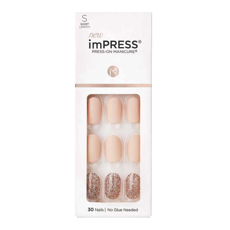 slide 1 of 7, imPRESS Press-On Manicure Press-On Nails - Evanesce - 30ct, 30 ct