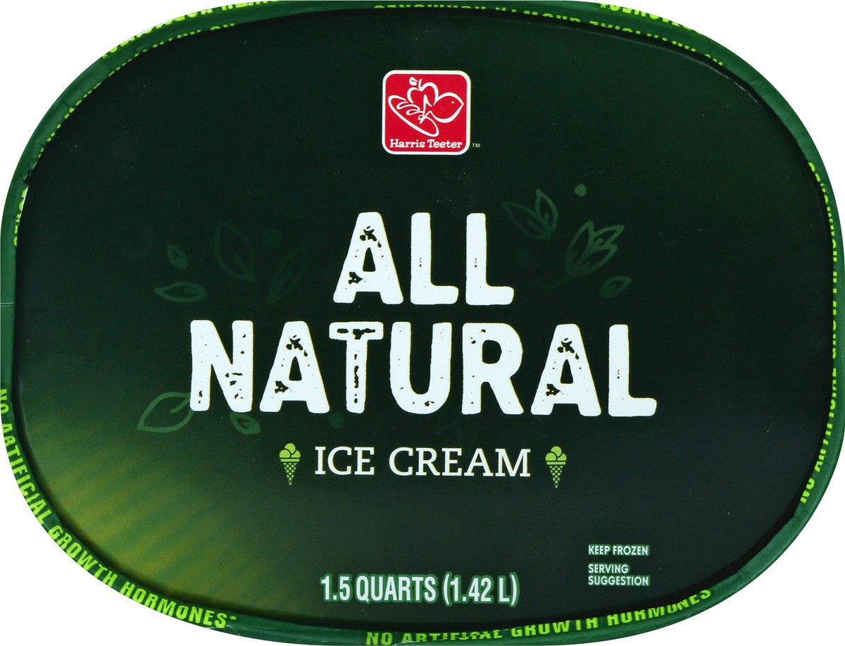 slide 2 of 4, Harris Teeter All Natural Triple Chocolate Ice Cream, 48 oz