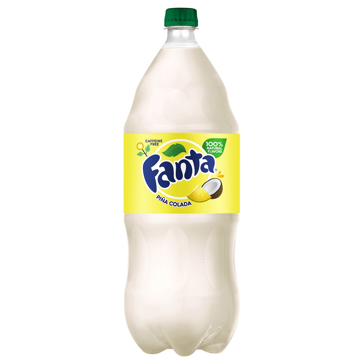 slide 1 of 5, Fanta Pina Colada Bottle- 2 liter, 2 liter