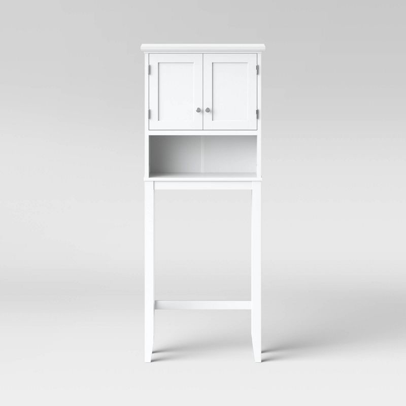 slide 3 of 3, Wood Space Saver Etagere White - Threshold™, 1 ct