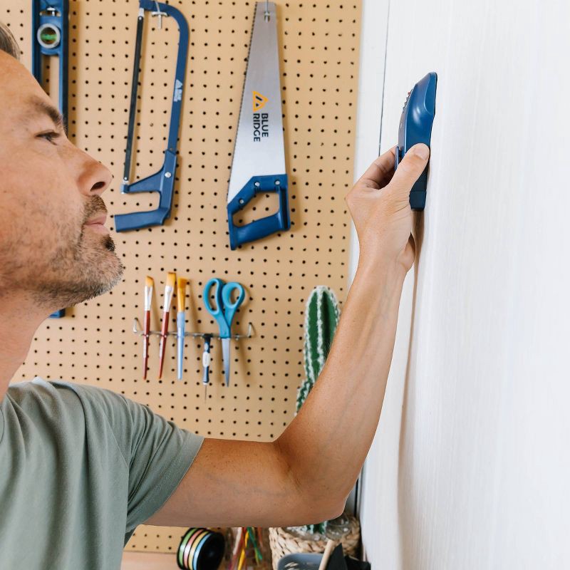 slide 3 of 6, Blue Ridge Tools Stud Finder: 0.75" Max Range, 1 Year Warranty, 9V Battery, Lightweight 0.26 lbs, 0.26 lb