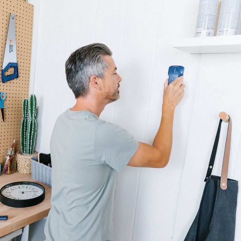 slide 4 of 6, Blue Ridge Tools Stud Finder: 0.75" Max Range, 1 Year Warranty, 9V Battery, Lightweight 0.26 lbs, 0.26 lb