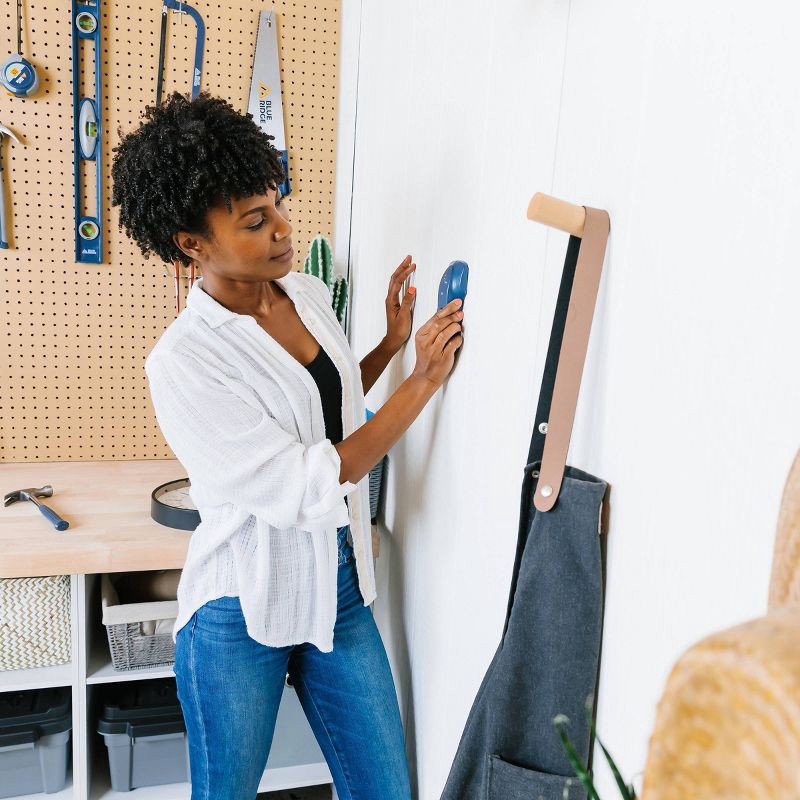 slide 5 of 6, Blue Ridge Tools Stud Finder: 0.75" Max Range, 1 Year Warranty, 9V Battery, Lightweight 0.26 lbs, 0.26 lb