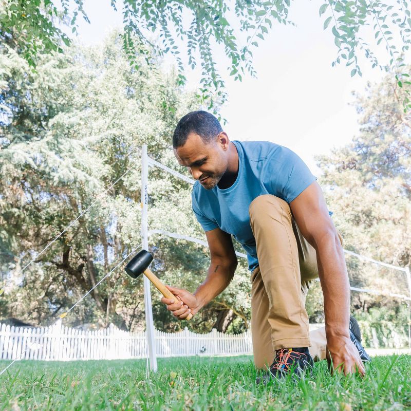 slide 2 of 3, Blue Ridge Tools 18oz Rubber Mallet Hammers Blue: Large Soft Wooden Mallet, 1 Year Warranty, 18 oz