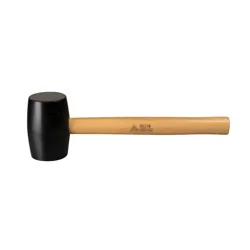 Blue Ridge Tools 18oz Rubber Mallet Hammers Blue: Large Soft Wooden Mallet, 1 Year Warranty