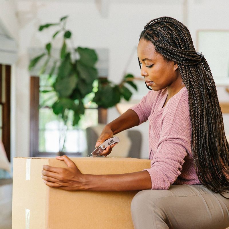 slide 9 of 10, Blue Ridge Tools Folding Utility Knife: Steel Blade, 1 Year Warranty, Compact Design, 0.26 lbs, 5.91" Height, 0.26 lb