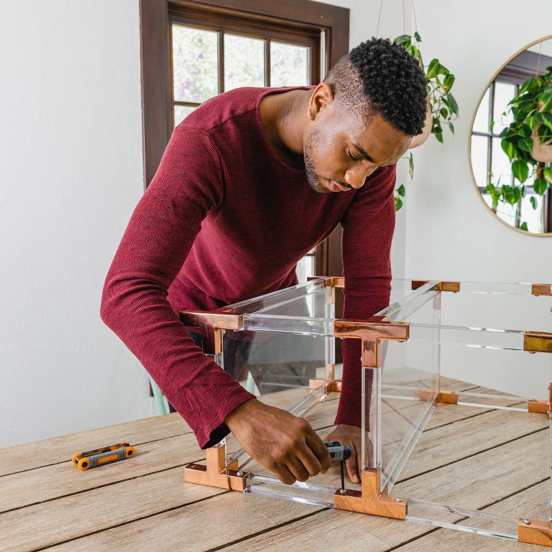 slide 5 of 6, Blue Ridge Tools SAE & Metric Hex Wrench: Steel Hexagon Allen Wrench Set, Rubber Grip, 1 Year Warranty, 1 ct