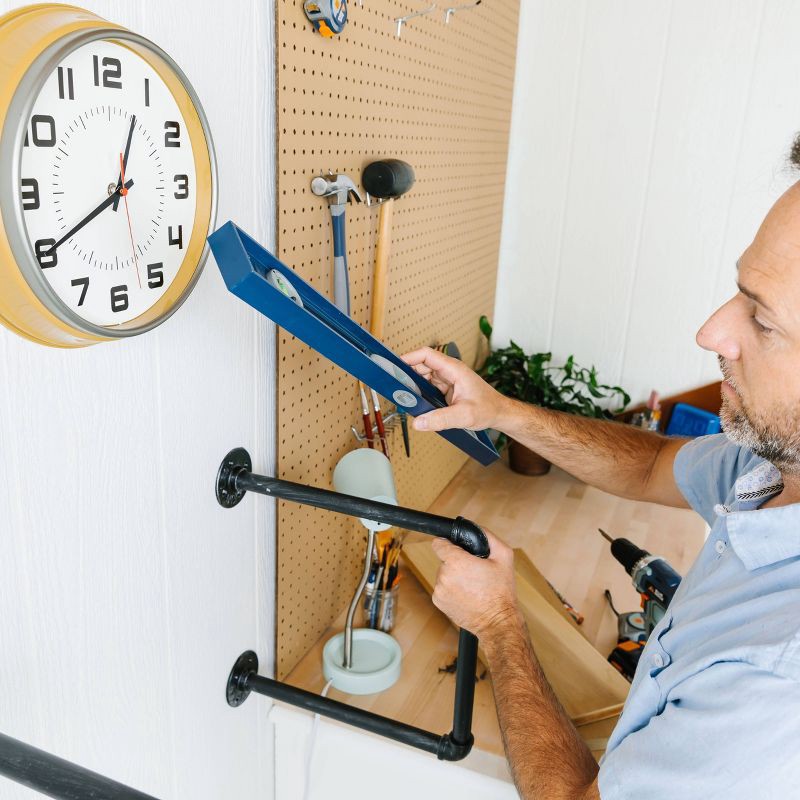 slide 9 of 11, Blue Ridge Tools 24" Level: Plastic Leveler Tool with 1 Year Warranty, Lightweight 0.59 lbs, 23.74" Depth, 0.59 lb