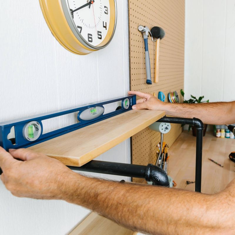 slide 10 of 11, Blue Ridge Tools 24" Level: Plastic Leveler Tool with 1 Year Warranty, Lightweight 0.59 lbs, 23.74" Depth, 0.59 lb