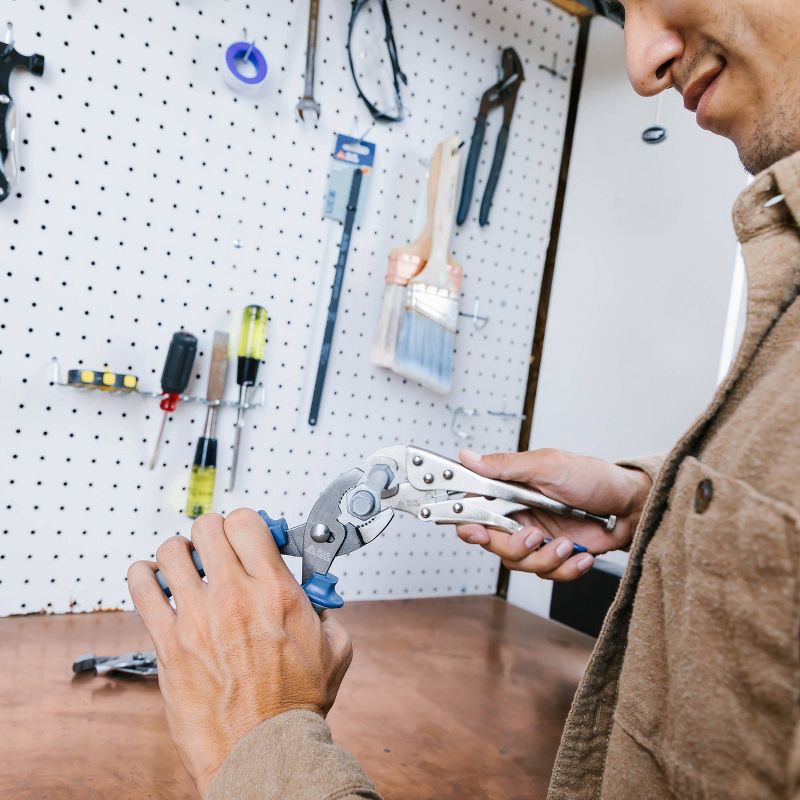 slide 4 of 14, Blue Ridge Tools 3pc Household Plier Set: Steel Slip Joint, Tongue & Groove, Locking Pliers Tools, 1 Year Warranty, 3 ct