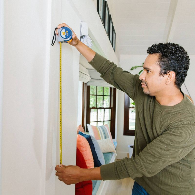 slide 3 of 7, Blue Ridge Tools 25' Tape Measure: 25 ft Measuring Tape, Plastic & Steel, Rulers & Measuring Tools, 1 Year Warranty, 25 ft